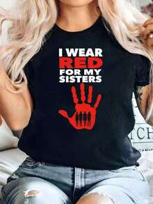 Camiseta Casual de Verano para Viajes, Camiseta Sencilla con Dibujos Animados, Camiseta Retro Moderna con Estampado Humorístico, Camiseta Gráfica de Moda, Tops para Mujer - 100% Algodón, Duradera - Negro - Ver 1