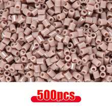 500 piezas Cuentas de fusión de 2.6mm Mini Pixel Puzzle Cuentas de hierro Cuentas de fusión Manualidades DIY de alta calidad - Frijoles - Ver 18