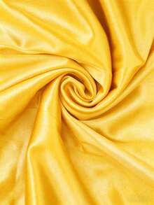 Chaleco sin mangas de mujer de tela tejida brillante, ajuste ceñido, apto para uso diario y para capas, primavera/otoño/invierno - Amarillo - Ver 4