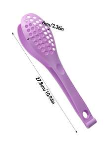 1pc 2-In-1 Plastic Food Tong Strainer, Detachable For Dual Use In Kitchen, Drain Noodles, Grill Steak, Salad, High Heat Resistant, Easy To Clean & Store - Multicolor - View 15
