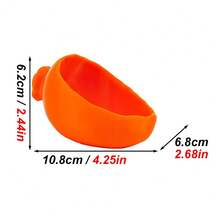 1pc Anti-Flip Small Pet Food Bowl, Leak-Proof PVC Food And Water Bowl, Decorative Pet Feeding Bowl Suitable For Hamsters, Rabbits And Guinea Pigs, Suitable For Cage Environment - View 12