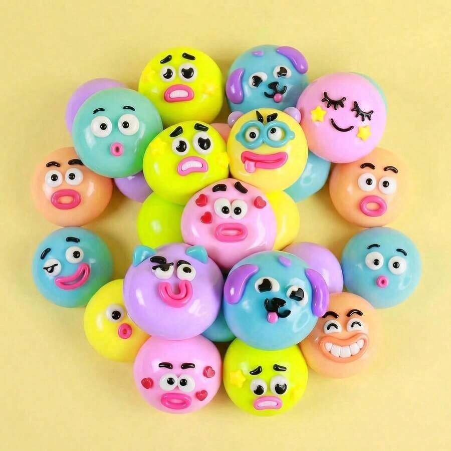Cute Smushers Squishy Dog Face Swap Slow Stress Relief Soft Fidget Sensory Anxiety Toys Curiosities Calming Fun Squishies Adult - Hồng - Xem 1