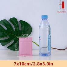 50/100個可重複密封鋁箔袋，啞光彩色紅色Mylar袋，附平面拉鍊鎖，適用於食品儲存袋、糖果餅乾零食、口紅、珠飾、零售包裝、情人節節日婚禮派對禮品用品 - 彩色 - 查看 28