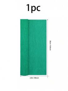 48/6/3/1pcs Ocean Color Crepe Paper Flower DIY Set, 10in X 98in Crepe Paper, Perfect For Birthday Party And Wedding DIY Bouquets - Multicolor - View 14