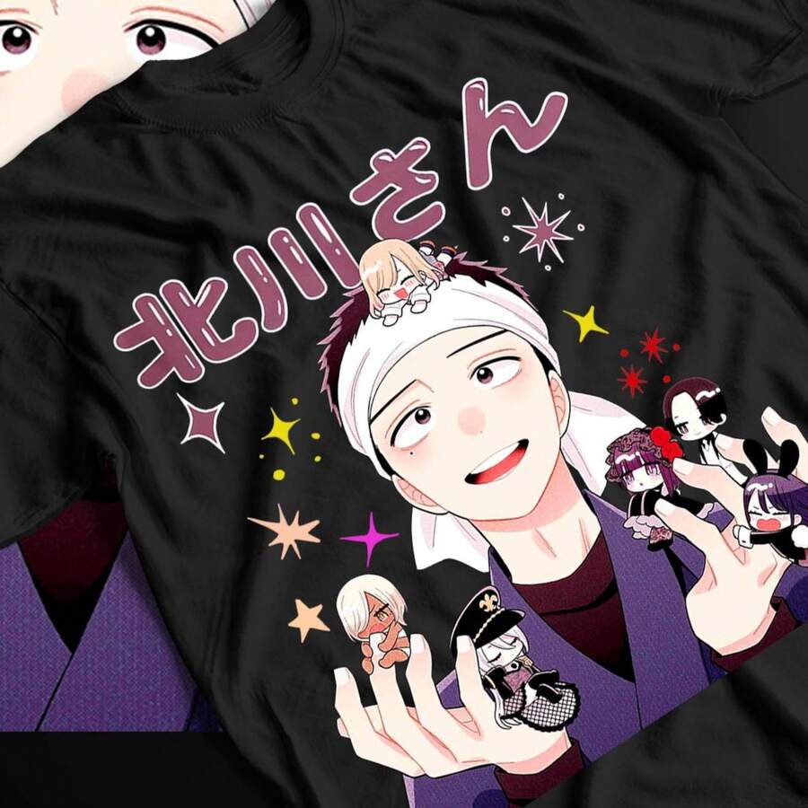 UniS1ex My Cosplay Darling Anime T-Shirt, Sailor Wakana Gojo Manga Waifu Graphic T-Shirt, Personalized Gift T-Shirt, Gift For Her Or Him For WoM.En VaC.Ation OutfiT.S WoM.En Easter, St. Patrick's Day Costume - 黑色 - 查看 1