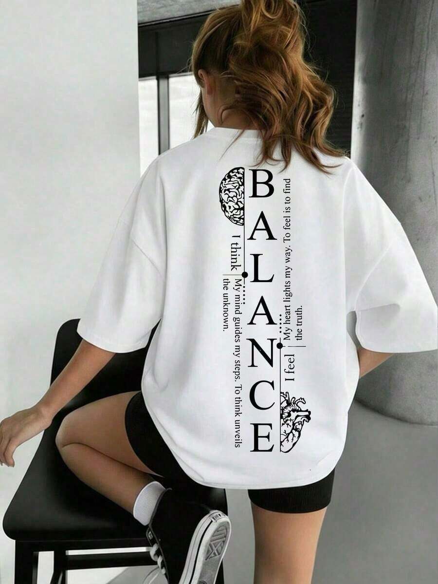 Camiseta de manga corta suelta con estampado de pareja | Diseño exquisito | Esencial de verano | Fácil de combinar | Muestra tu estilo - Camiseta unisex de algodón de manga corta y cuello redondo estilo vintage urbano - Blanco - Ver 1