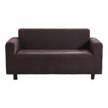 LOLO Funda para Sillones 4 Plazas Ajustables, Cubre Sillones Sofá para Sala Elástico Universal , XL(225-290CM - Marron Oscuro - Ver 8