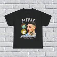 Phil Foden Manchester City T-Shirt| Phil Foden Shirt| City Football Tee| Soccer Fan Gift - Black - View 6