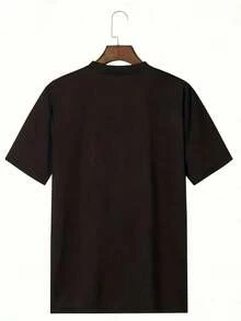 Ropa de Mujer, Camiseta de Primavera y Verano con las Palabras 'AMORTENTIA' y Elementos Mágicos Relacionados Impresos, Material, Lavable a Máquina, Moda de Primavera, Ropa Casual, Diseño Mágico, Tela de Algodón Puro, Textil Duradero, Camiseta Básica, Camiseta de Cuello Redondo, Jóvenes Mujeres, Entusiastas de la Moda Urbana - Negro - Ver 2