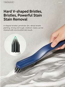 Bathroom Gap Brush, Bathroom & Kitchen Crevice Cleaning Brush, Multi-Function Window Slot & Groove Dust Brush With Stiff Bristles - Multicolor - View 1