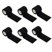 Self-Adhesive & Elastic & Colorful Compression Knee Wrap Bandage For Sports Protection Gym Accessories Sales Sports Tape - Black - View 8