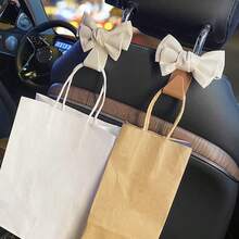 2pcs Creative Bow Shaped Invisible Car Trunk Storage Hooks - A - View 13