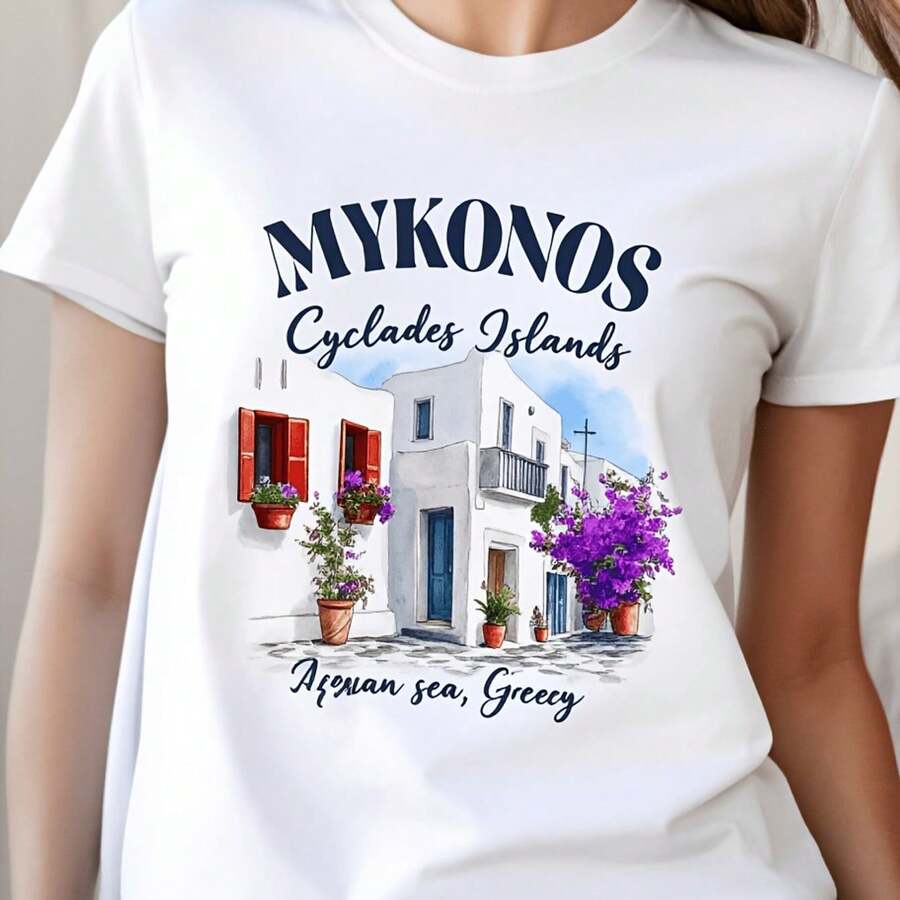 Camiseta para Mujer con Diseño de Oso Minimalista y Texto - Blanco - Ver 1