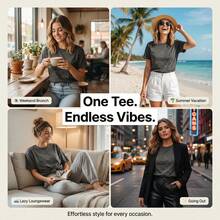 [Free Return] . Women's Casual Short-Sleeved T-Shirt, Tops For Women, Camisetas . Funny Shirts Women, Graphic T Shirts, Cute Tops, Casual Women Outfits . Comfortable And Stylish, Breathable And Soft . 100% Cotton, Soft And Skin-Friendly . With Monster Truck And "Are My Jam" Graphic Print . Summer Outfits For Women . Suitable For Going Out, Summer, Vacation, Country Concert Outfit, Birthday Outfits For Women, Beach - Nhiều màu B - Xem 7