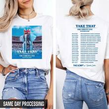 Take That The Circus Live 2026 Tour Shirt, Summer Concert Tee. - White - View 1