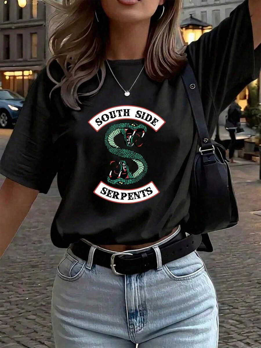 Women T-Shirts - Black - View 1