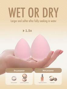 1pc Dual-Use Wet & Dry Makeup Sponge Beauty Egg Powder Puff (With Egg-Shaped Storage), Multicolor Latex-Free Reusable Washable Makeup Sponge Soft Flawless Makeup Applicator For Powder, Liquid, Makeup Design Makeup Sponge Travel Essential - Pink - View 8
