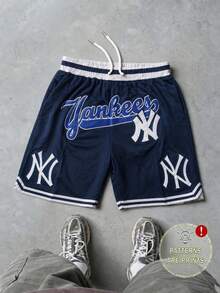 Men's Statement Print Shorts Fashion Designer Patterned Casual Daily Wear Shorts - 彩色 - 查看 1