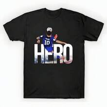 Pulisic World Cup Hero T-Shirt unisex de la de algodón puro de alta densidad de 220 g. C-AmiS-eta uniS-ex 100 % aL-Godón de - Tejido de alta densidad. Apta para todo tipo de perS-onas, ya sean mujeres o hombres. Tejido duradero de alta C-Alidad apto para todas las estaciones, suave al tacto pero duradero. Tops transpirables. Conjuntos de otoño para mujer. Conjuntos de vaC-Aciones para mujer. Disfraz de Halloween para mujer. - Negro - Ver 6