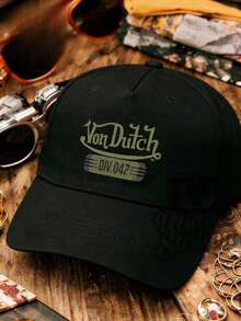 Dutch,1 Cap - Unisex Lettering &Print Hip-Hop Street-Style Baseball Cap Trucker Hat, Dad Hat, Hip-Hop Cap - Ideal For Outdoors, Travel, Hiking, And The Beach Trucker Cap Vintage Dad Hat Street Hats Outdoor Hat Versatile Style Golf Cap Cycling Cap Vacation Hat Street Style Cap Gardening Sun Hat Adult Hats Adjustable Hats - màu đen - Xem 7