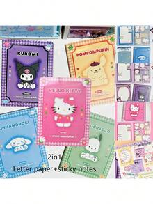 SANRIO 可爱卡通人物笔记本、日记本、计划本、便签本，带贴纸，学校和办公用品 - 便籤本 - 查看 12