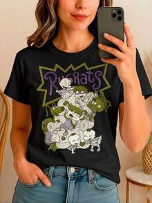 Soccer Essentials Vintage Graphic T-Shirt, Loose Fit, Soft To The Touch Fabric, Breathable Material, Retro Aesthetic Design, Perfect For Everyday Wear, Outdoor Activities, Music Festivals, Parties Or As A Creative Gift For Friends. - 黑色 - 查看 1