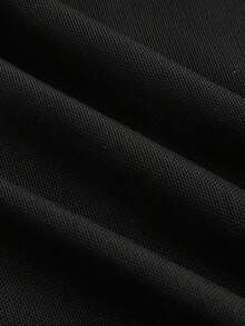 Vestido ajustado de hombros descubiertos fruncido - Negro - Ver 3