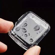 1个透明全包覆手表保护壳，适用于38MM/40MM/41MM/42MM/45MM/46MM/49MM Series 9 8 7 SE 6 5 4 3 2 1。全包覆超薄TPU保护壳，带屏幕保护膜，适用于S10/S11 42MM/46MM透明全包覆手表壳。 - 無色 - 查看 6
