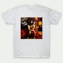 Badu Power T-Shirt, Erykah Badu T-Shirt, Y2k Women's Clothing, Women's Cotton Clothing - 白色 - 查看 1