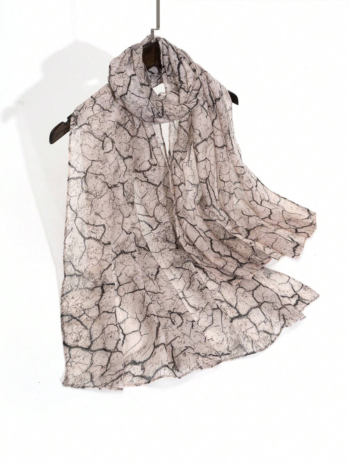 1 pièce Foulard tissé imprimé pour dames de Street, convient pour le trajet quotidien echarpe femme 10