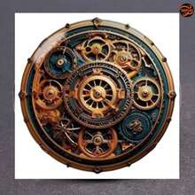 1pc Vintage Mechanical Gear Brooch, Steampunk Style Metal Badge, Precision Gear Multi-Layer Design, Fashionable Unisex Suit Lapel Pin, Creative Birthday Gift, Unique Clothing Accessory, Craft Collection - A - View 5