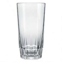 NADIR Set De 12 Vasos Vidrio Vegas Trago Largo Vino Agua Vaso Transparente Elegantes Para Restaurantes Fiestas Té Helado Cerveza Jugo Cóctel Limonada 330ML Largo 330ML 12 - Largo 330ML - Ver 3