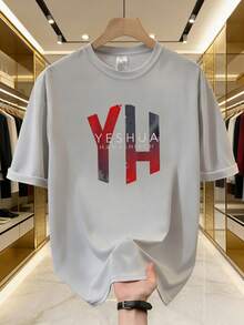 Camiseta de Hombre con Diseño de Jesús Mesías en Hebreo - Camiseta con Declaración Religiosa Audaz, Suave y Transpirable, 100% Poliéster, Cuello Redondo, Manga Corta, Estilo Casual de Verano, Adecuada para la Iglesia, Uso Diario y Ropa Religiosa - Blanco - Ver 8