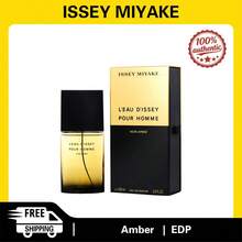 Issey Miyake L'Eau D'Issey Pour Homme Noir Ambre Men Eau De Parfum 100ml Oriental Fragrance For Men Original Authentic Product Long-Lasting Scent - 東方香型 - 查看 1