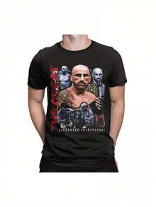 The "The Great" Black Combat-Themed T-Shirt Features A Crisp, Streamlined Cut That Creates A Clean And Vibrant Look. Its Relaxed Yet Flattering Silhouette Suits All Body Types, Offering A Style That Is Both Casual And Sophisticated. - 黑色 - 查看 6