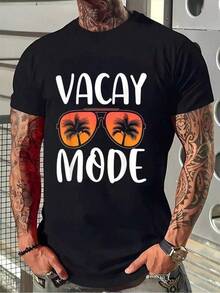 Camiseta unisex de manga corta, SolBrilloPlayaCamisaVacayModoHombresMujeresYVacacionesCamisetaMujeresHombresGráficoTeeNegroTripulaciónCuelloCamisetaCortoMangaVeranoTeeJugadores destacadoshombre, , , Dazymujer,romwehombres, bohochic,maestrasregalos,camisetaparaconjuntos de mujercon curvasparamu,y2k, - Negro - Ver 1
