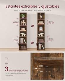 Bibliothèques - Marron Rustique - Voir 4