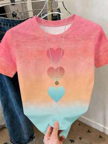 Women's Crew Neck T-Shirt With Lemon Graphic Print - 彩色 - 查看 6