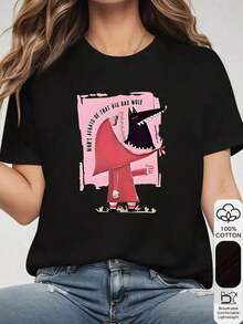 Women T-Shirts - Black - View 6