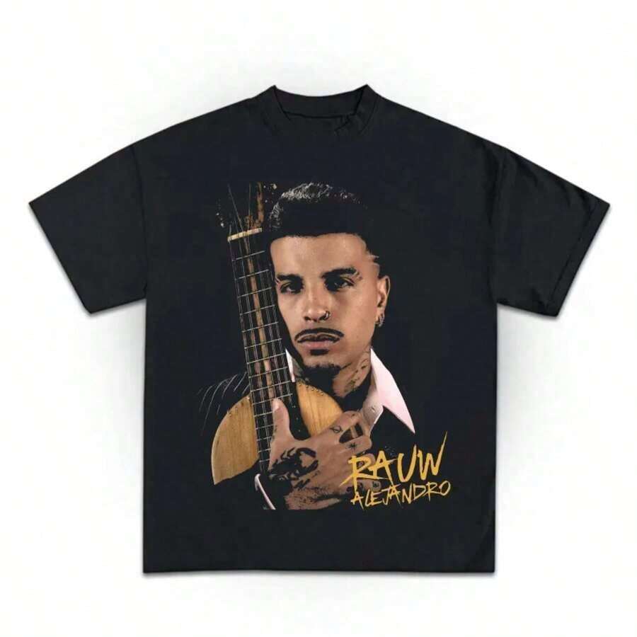 Rauw Alejandro Cosa Nuestra Tour Shirt, Rauw Alejandro Concert Fan Shirt, Rauw Alejandro Fan Gift, Rauw Alejandro Cosa Nuestra Tour Tees - Black - View 1