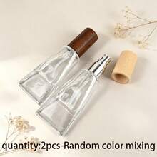 7Pcs Glass Perfume Spray Bottles, Refillable Perfume Bottles With Multi-Colored Metal Caps, Portable Fine Mist Spray Containers For Cosmetic Oils, Mini Stuff, Camping And Travel Essentials, Bathroom Vanity Essentials, Birthday Gifts, Gifts For Women. - Multicolor - View 14