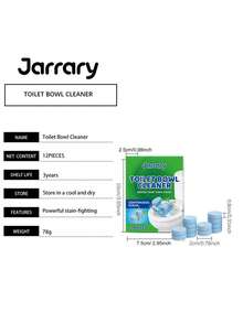 JarraryUpgrade Version Toilet Cleaner, Reduces Dirt Buildup AndUnclogs Pipes To Make Your Toilet Look Brand New.Suitable For Daily Cleaning Of Household Toilets, ItRemoves Dirt And Odors And Provides Daily Care AndCleaning Tablets. - Multicolor - View 7