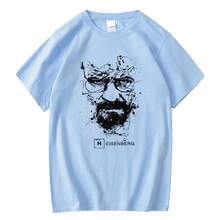 Camisetas informales a la moda para Hombre, camisetas 100% de algodón de alta calidad Breaking Bad, Camisetas de Heisenberg para Hombre, camisetas geniales para Hombre - Marina-2018337 - Ver 5