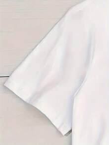 Women's T-Shirt For Spring And Summer - 白色 - 查看 3