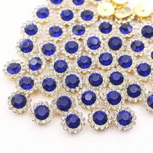 50 Pcs/Bag 12mm Sunflower Water Drop Pearl Flower Disc DIY Hair Accessories Accessories - Multicolor - View 24