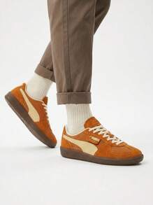 Puma Palermo Vintage Men's Sneakers Orange 39684102 - Brown Beige - View 1