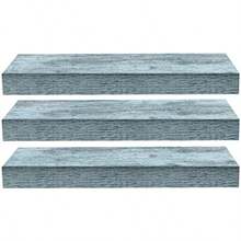 Sorbus Floating Shelves - Rustic Blue Wall Shelves for Bedroom, Kitchen, Livg Room, Bathroom Shelves, Home Decor, Office - Floatg Shelf for Trophies, Books, Frames, Toilet Paper - azul - Ver 6