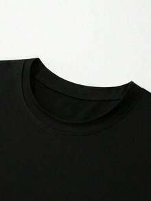 Men's Crew Neck Cropped T-Shirt, Loose-Fitting And Versatile With A Fun Print Design That Brings Joy. Ideal For Vacations, Travel, And Recreational Activities. Soft, High-Quality Fabric Offers Maximum Comfort. - 白色的 - 查看 6