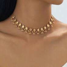 1pc Fashion Joker Sexy Neck Necklace Retro Geometric Three-Dimensional Bohemian Youth Beautiful Necklace Daily Holiday Party Leisure Holiday Travel Wear. - Vàng - Xem 7