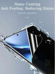 2Pcs Anti Spy Hydrogel Film Explosion-Proof, And Scratch Resistant Anti Peeping Mobile Screen Protector Film Compatible With Xiaomi/ Note 15 14 13 Series Privacy Film Soft Film Non Glass - Black - View 9